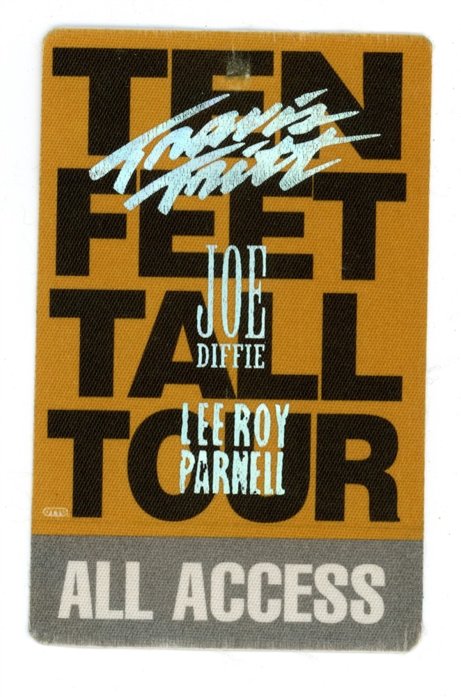 Travis Tritt All Access Vintage Backstage Pass - Ten Feet Tall Tour