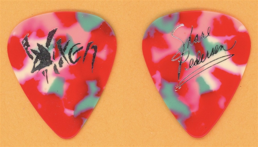 Vixen Share Pederson Vintage Guitar Pick - 1989 Rev It Up Tour