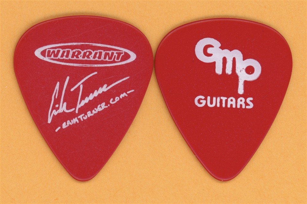 Warrant Erik Turner GMP Vintage Guitar Pick - 2002 Influenceconcert Tour