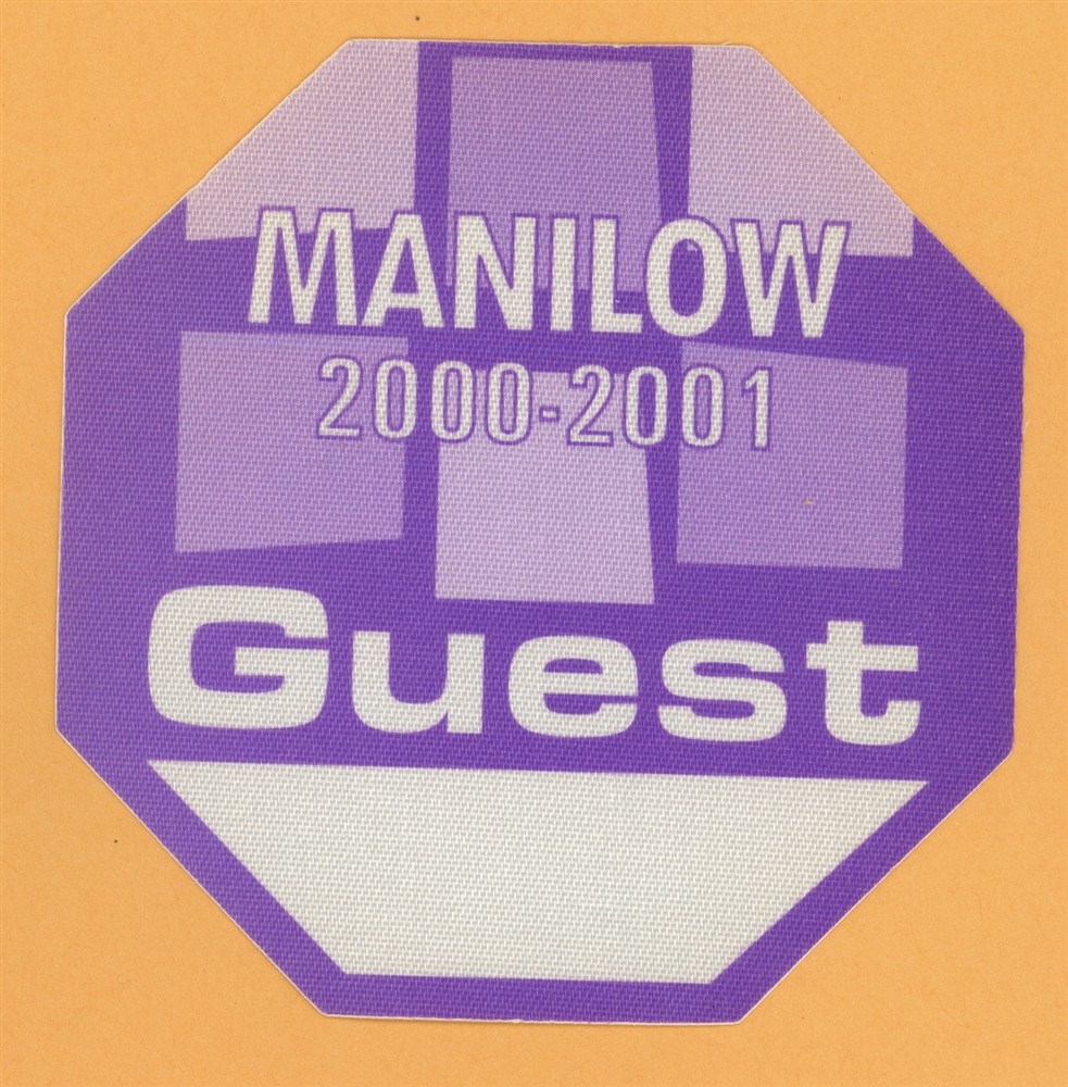 Barry Manilow 1999 LIVE Concert Tour GUEST Backstage Pass