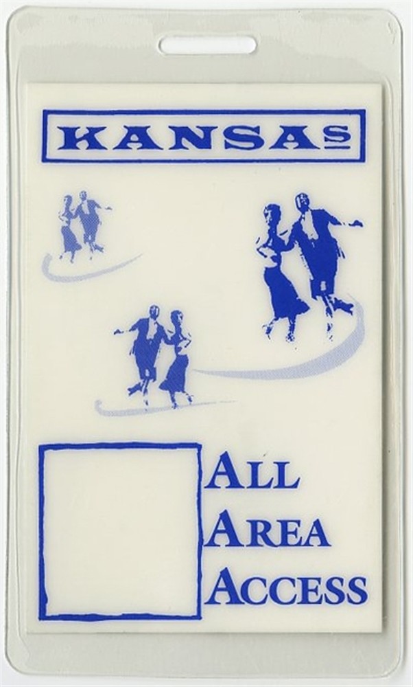 Kansas 1989 Spirit Concert Tour Vintage All Access Laminated Backstage Pass