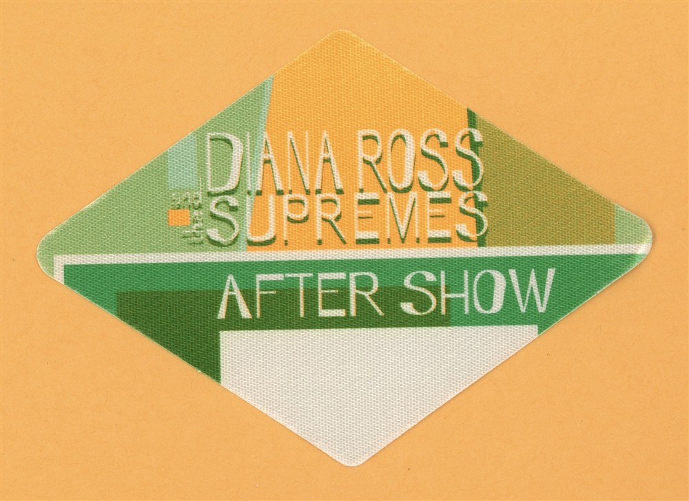 Diana Ross & The Supremes 2000 Return To Love Concert Tour AFTER Backstage Pass