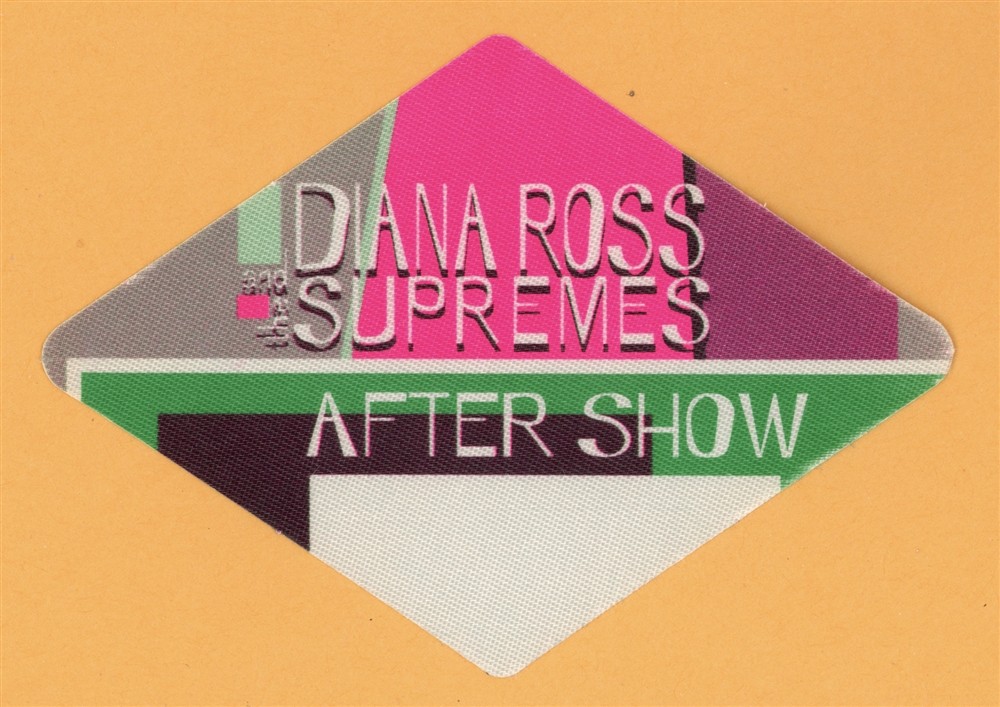 Diana Ross & The Supremes 2000 Return To Love Concert Tour AFTER Backstage Pass