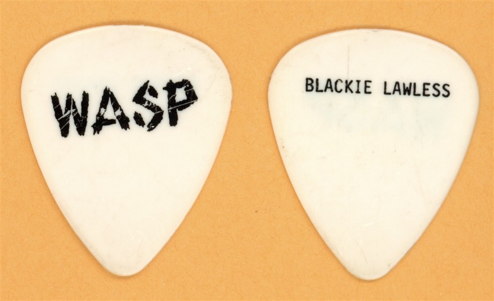 WASP Blackie Lawless Vintage Guitar Pick - 1986 Electric Circus Tour