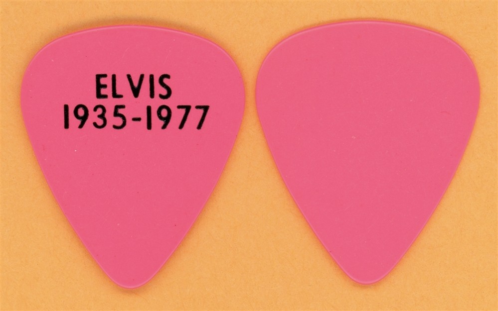 Elvis Presley 1935-1977 Memorial Pink Graceland Vintage Guitar Pick