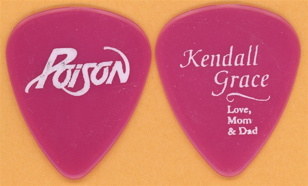 Poison Kendall Grace Vintage Guitar Pick - 2006 20th Anniversary Tour