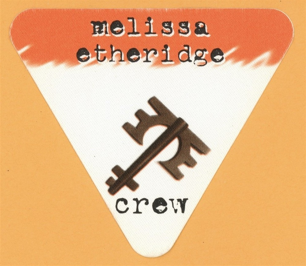 Melissa Etheridge 1995 Your Little Secret Concert Tour Crew Backstage Pass