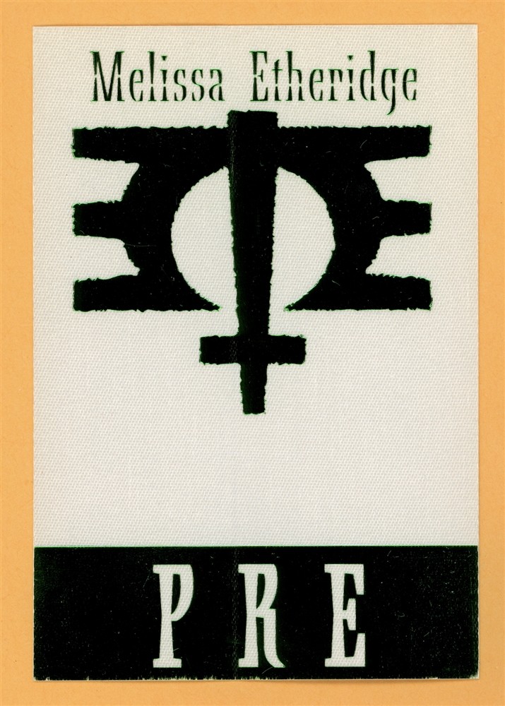 Melissa Etheridge 1995 Your Little Secret Concert Tour PRE Backstage Pass