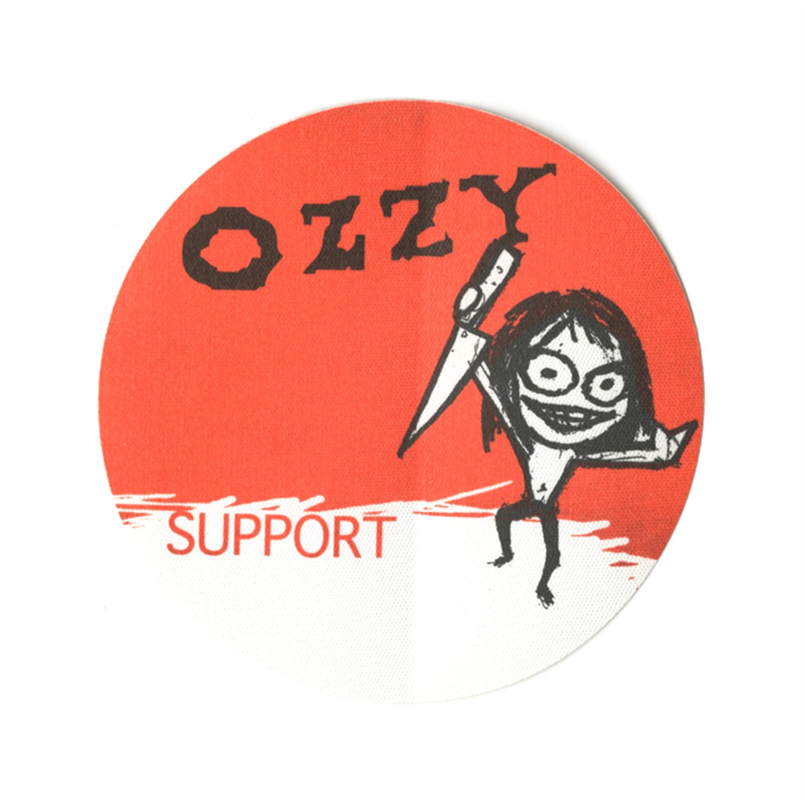 Ozzy Osbourne 1995 Ozzmosis Concert Tour Support Backstage Pass