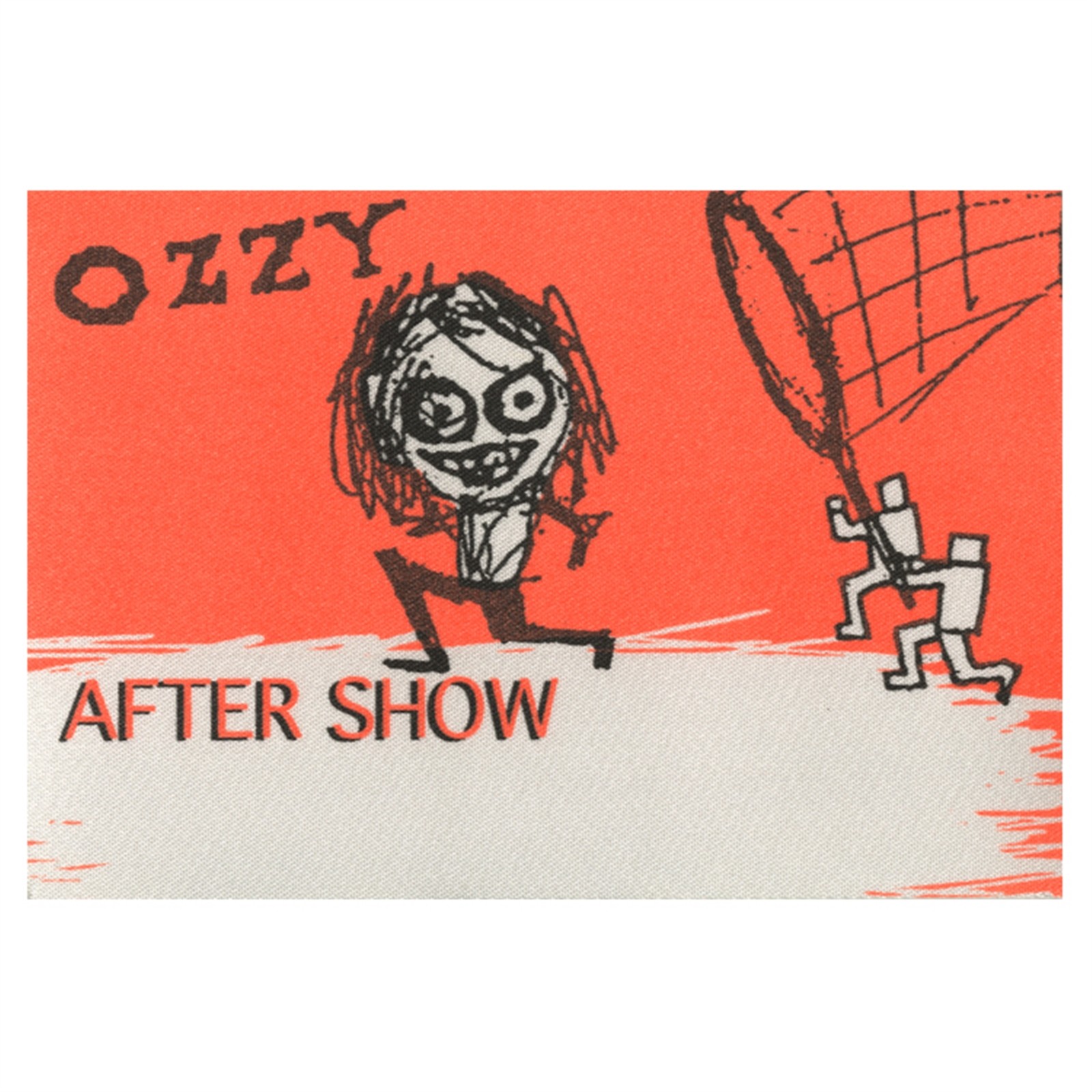 Ozzy Osbourne 1995 Ozzmosis Concert Tour After Show Backstage Pass