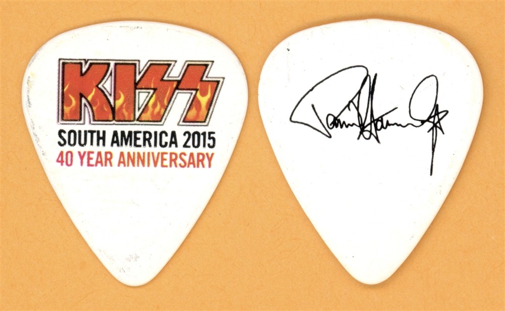 KISS Paul Stanley Vintage Guitar Pick - 2015 South America 40th Anniversary Tour