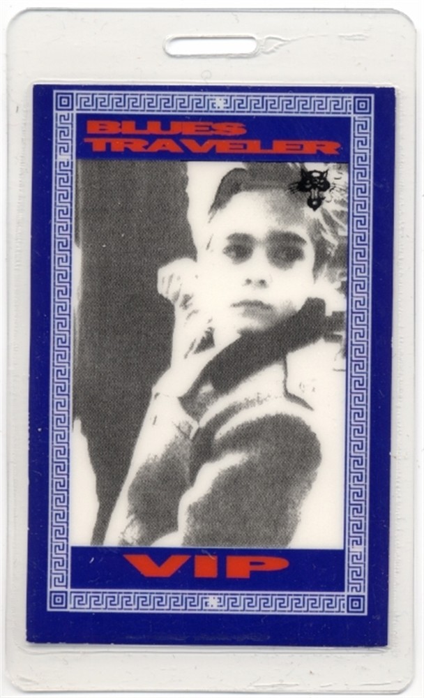 Blues Traveler 1993 Save His Sou Concert Tour VIP Laminated Backstage Pass