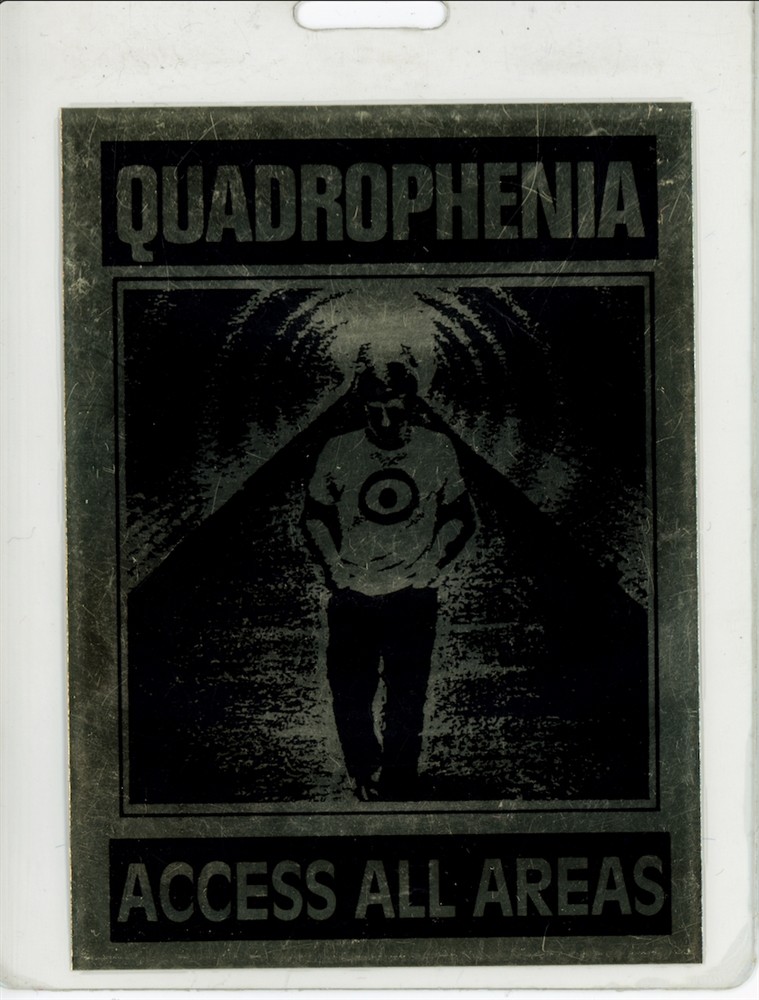 The Who Quadrophenia ACCESS ALL AREAS Backstage Laminated Pass