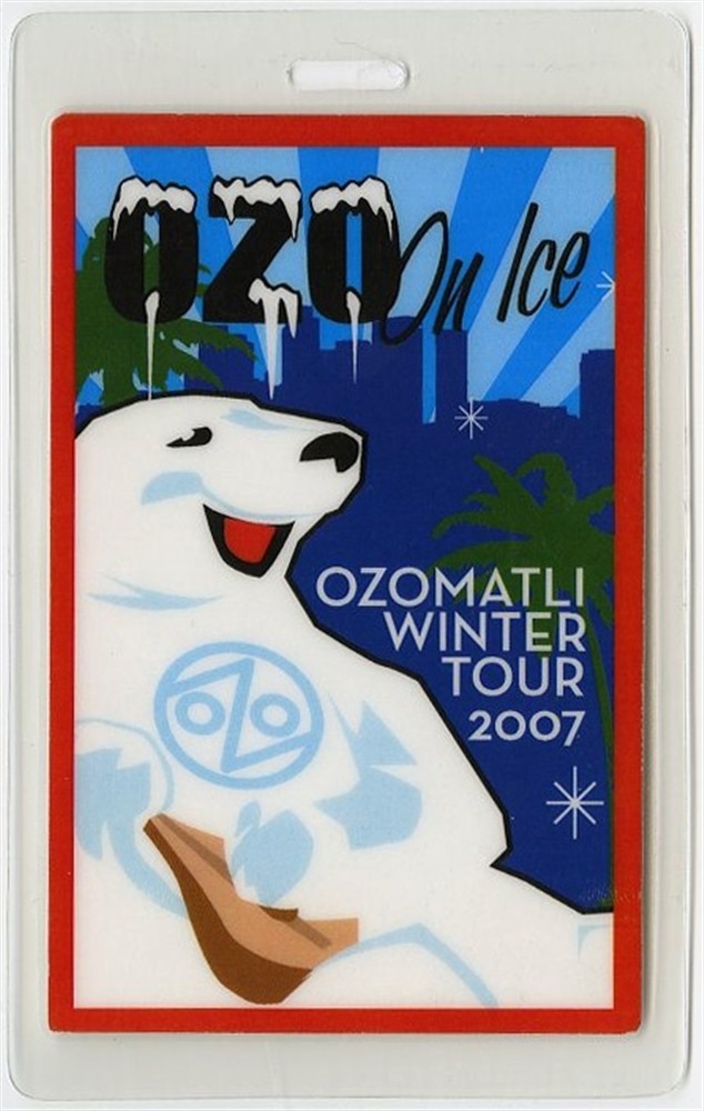 Ozomatli 2007 Concert Tour Laminated Backstage Pass rare