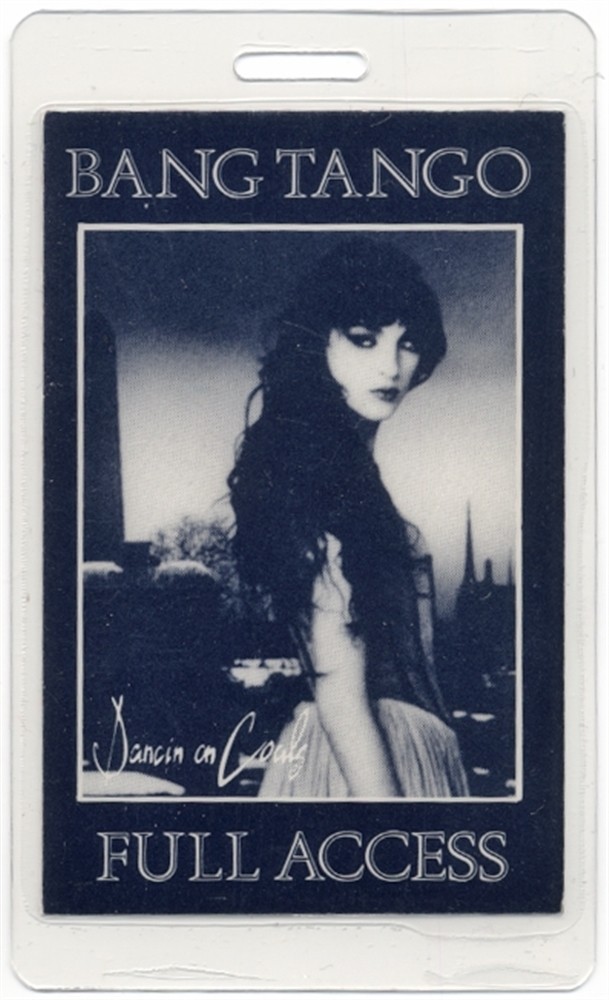 Bang Tango 1991 Dancin on Coals Concert Tour All Access Laminated Backstage Pass