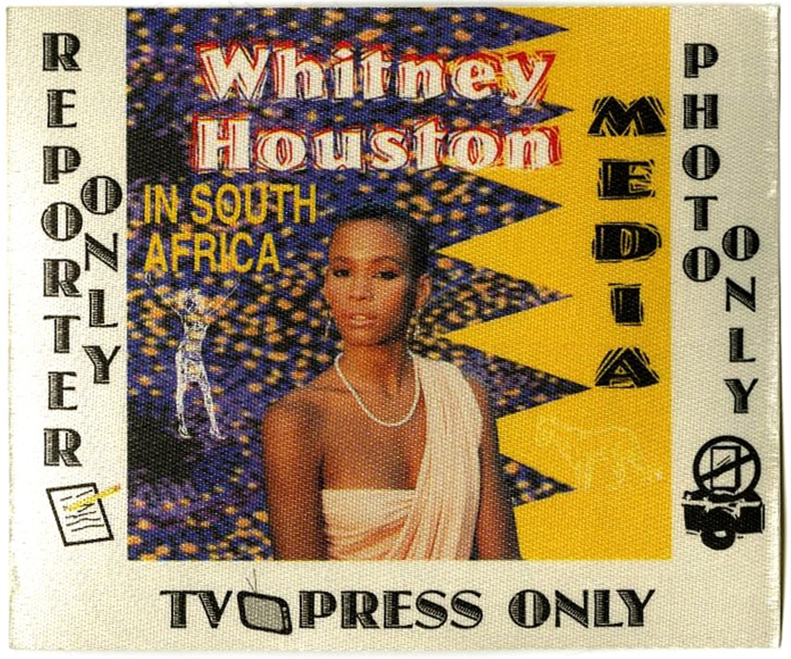 Whitney Houston 1994 The Bodyguard Concert Tour Media Uncut Backstage Pass