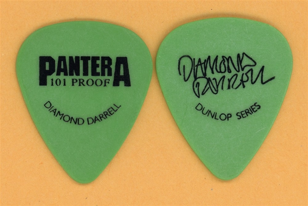 Pantera Diamond Darrell Vintage Tour Guitar Pick - 1997 Dunlop Artist Series