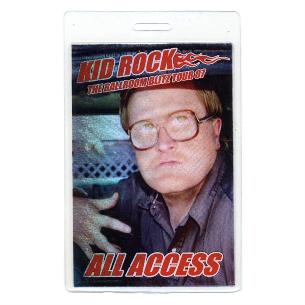 Kid Rock 2007 Concert Laminated Backstage Pass Ballroom Blitz Tour AA