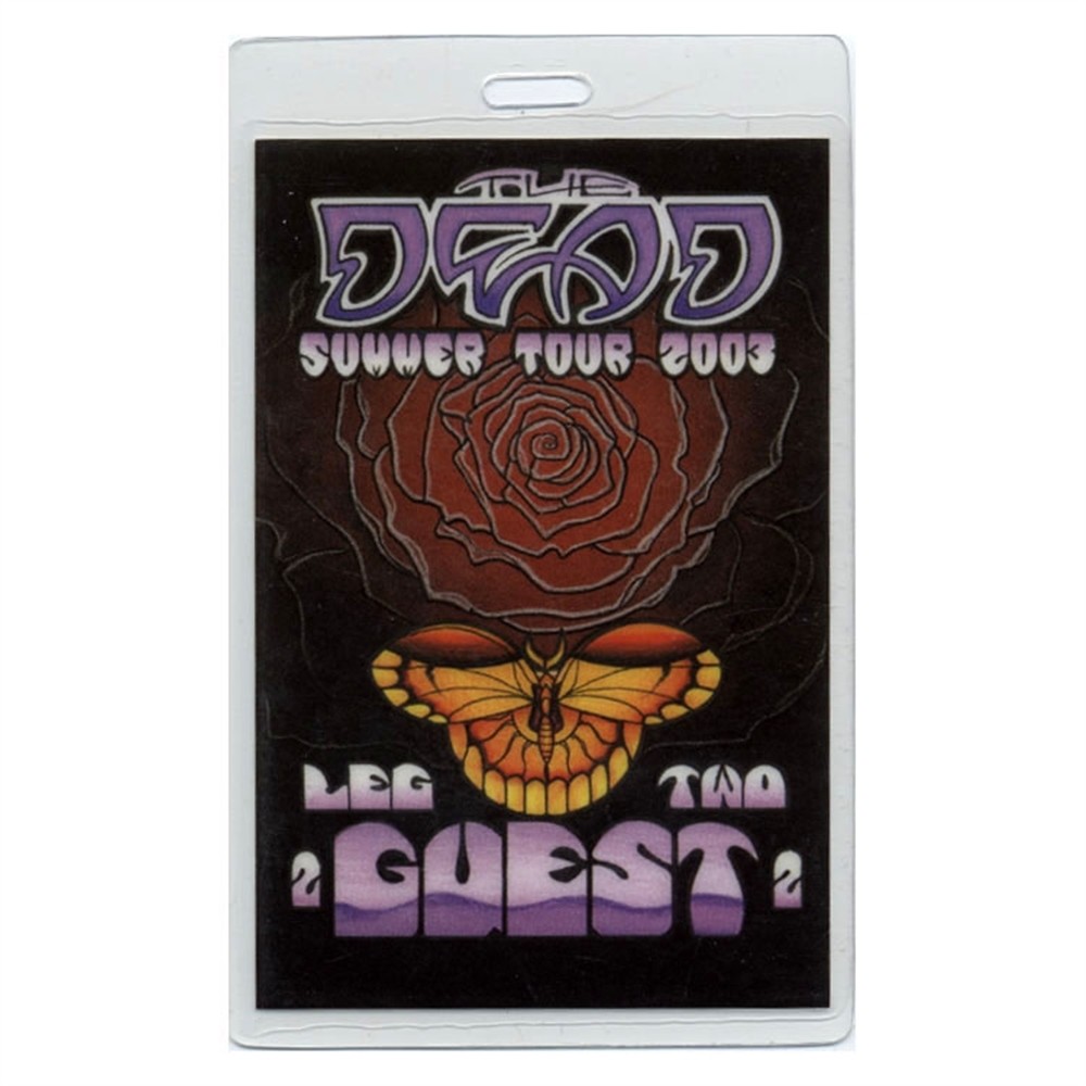 Grateful Dead 2003 Concert Tour Laminated Backstage Pass Bob Weir Phil Lesh Hart