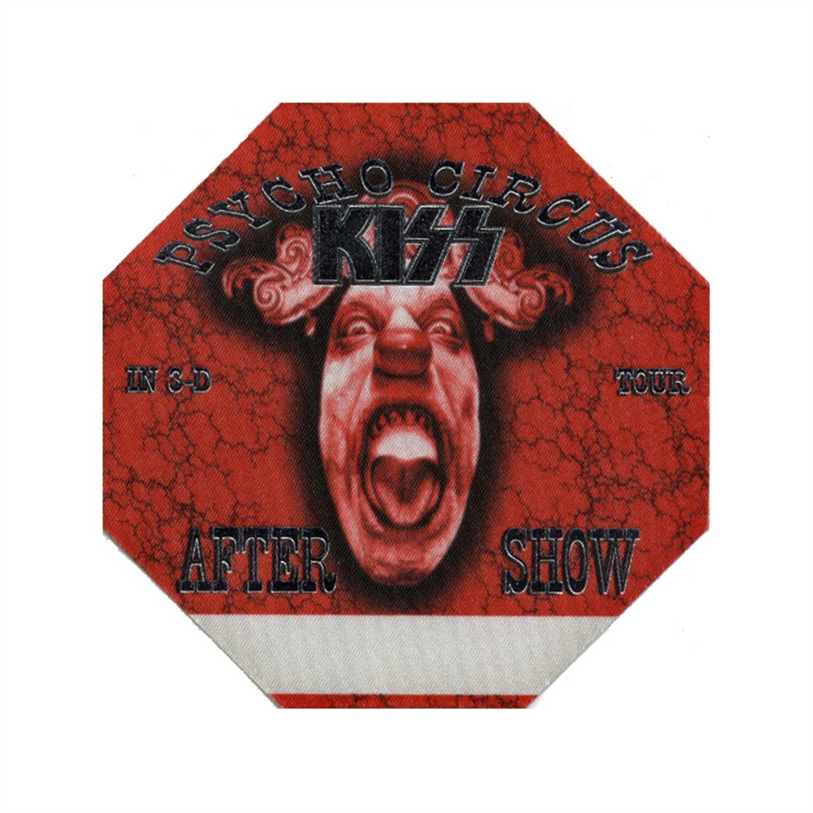KISS 1998 Psycho Circus Concert Tour Aftershow Backstage Pass