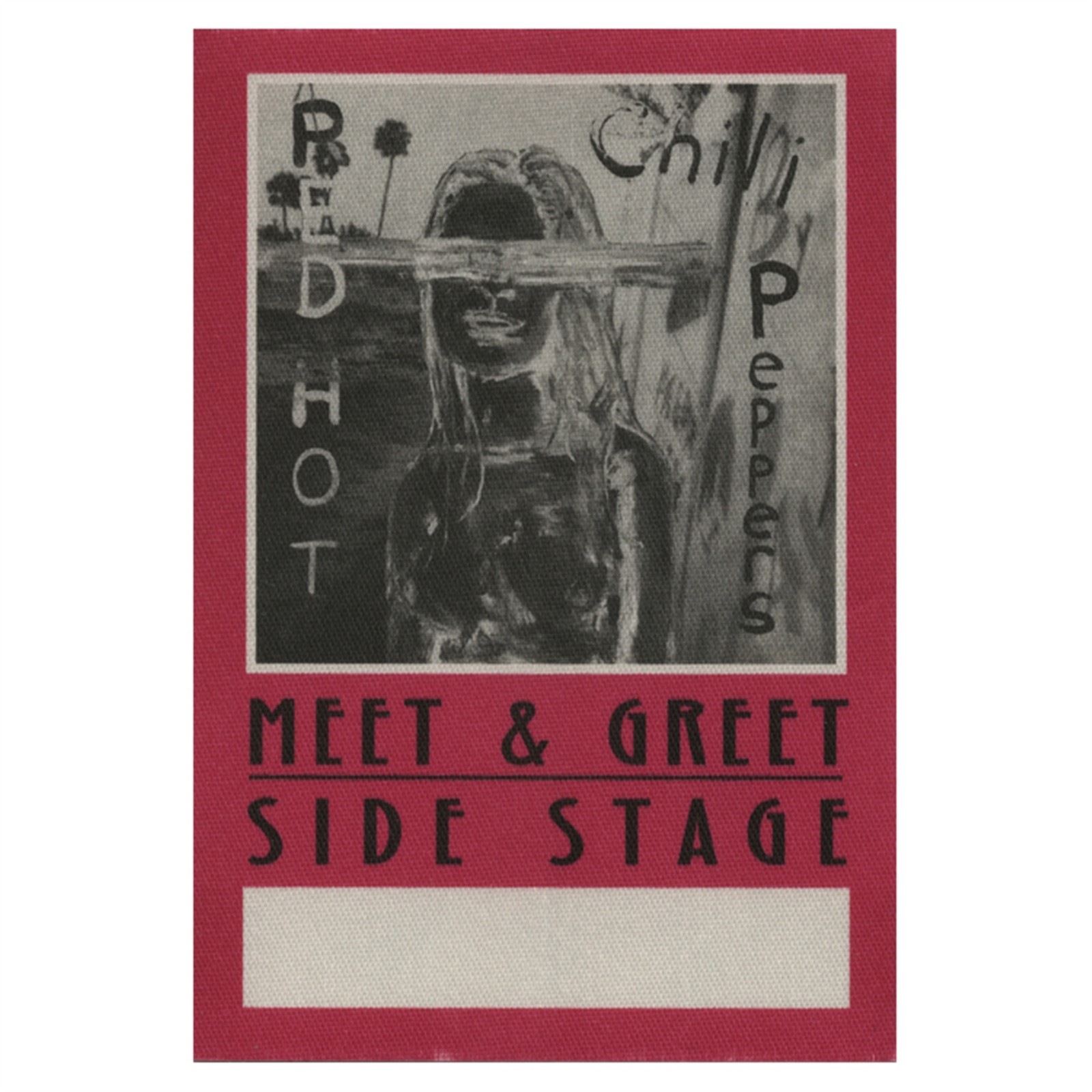 Red Hot Chili Peppers 2002 By the Way Concert Tour Meet & Greet Backstage Pass