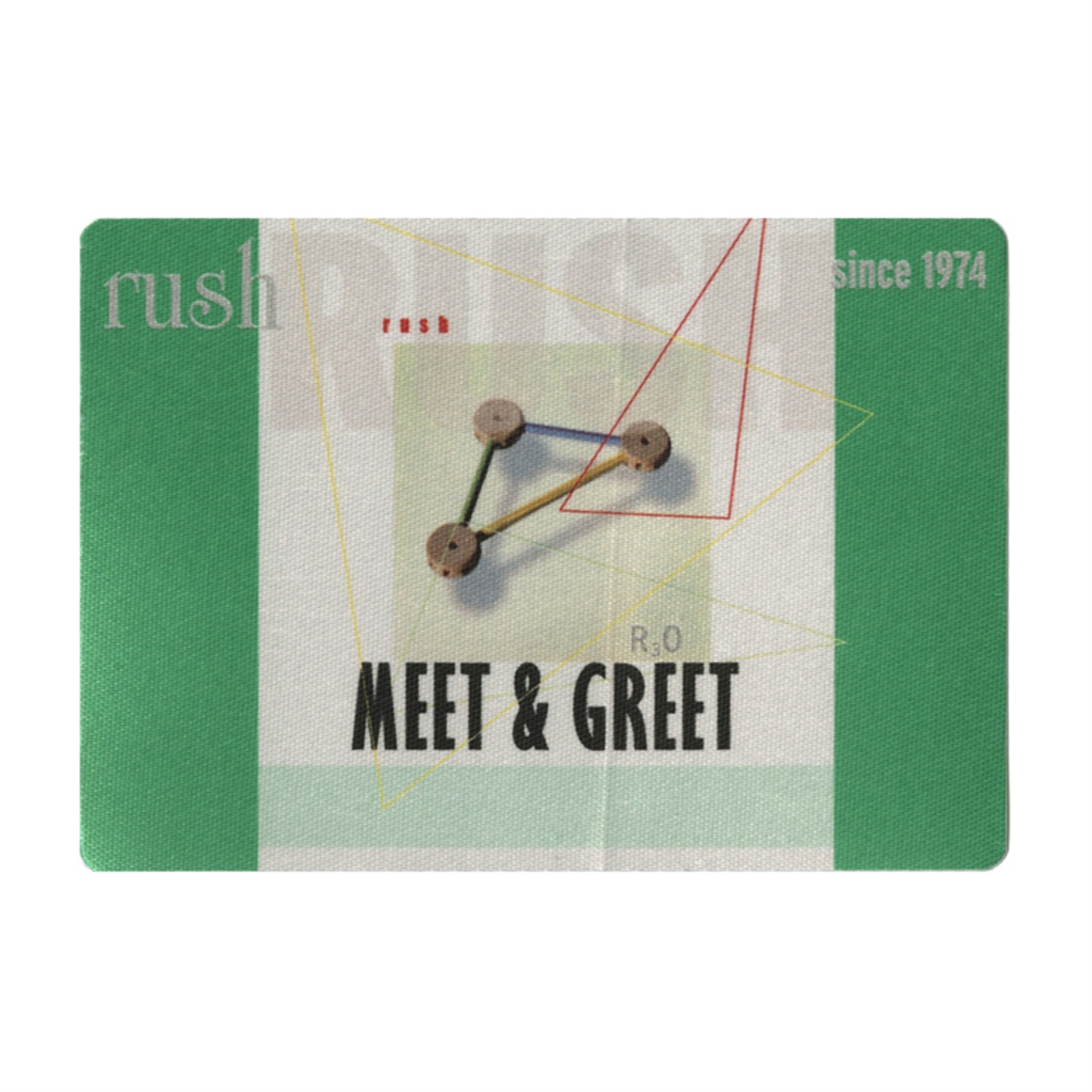 Rush 2004 30th Anniversary Concert Tour Meet & Greet Backstage Pass