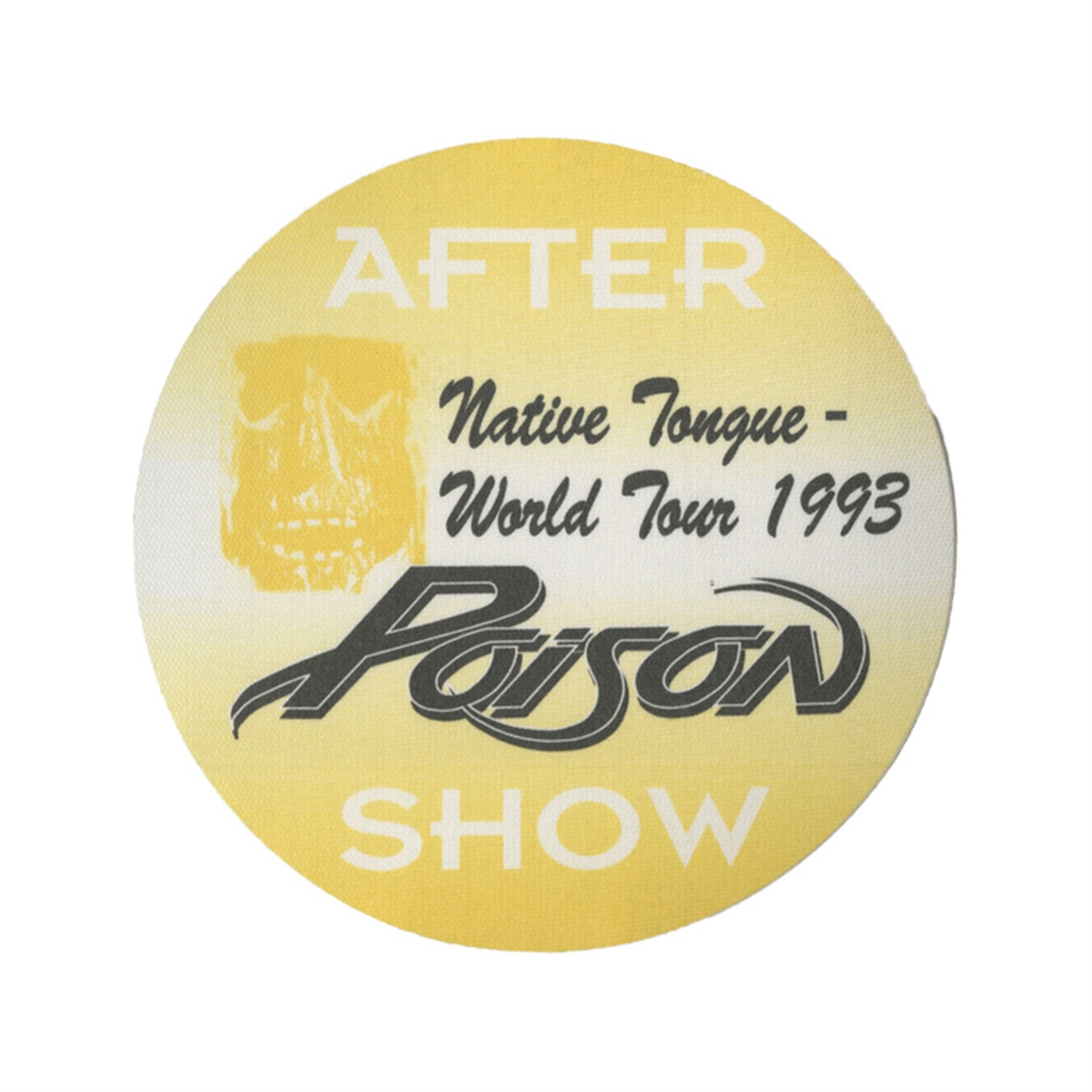 Poison 1993 Native Tongue Concert Tour After Show Backstage Pass