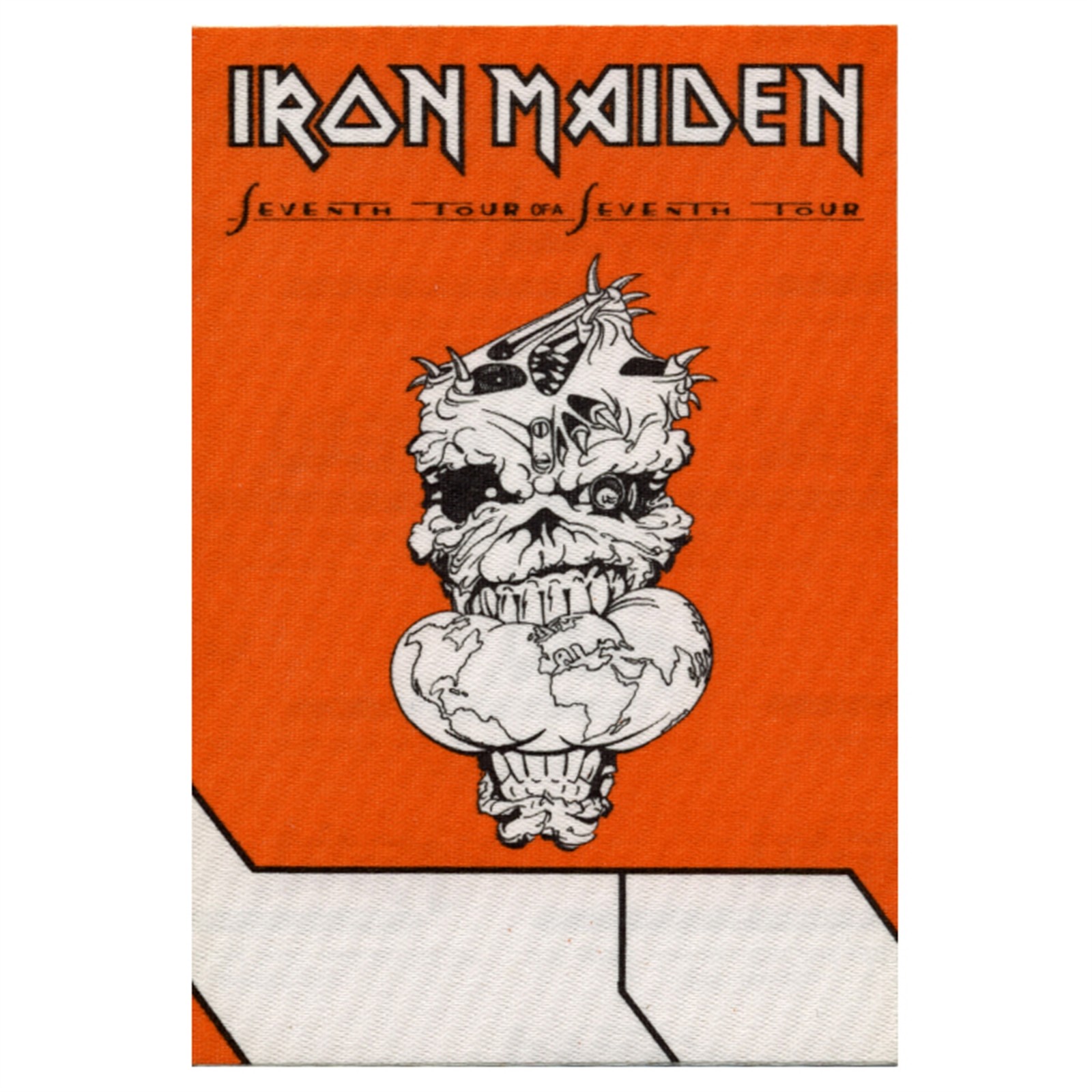 Iron Maiden 1988 Seventh Son Concert Tour All Access Backstage Pass