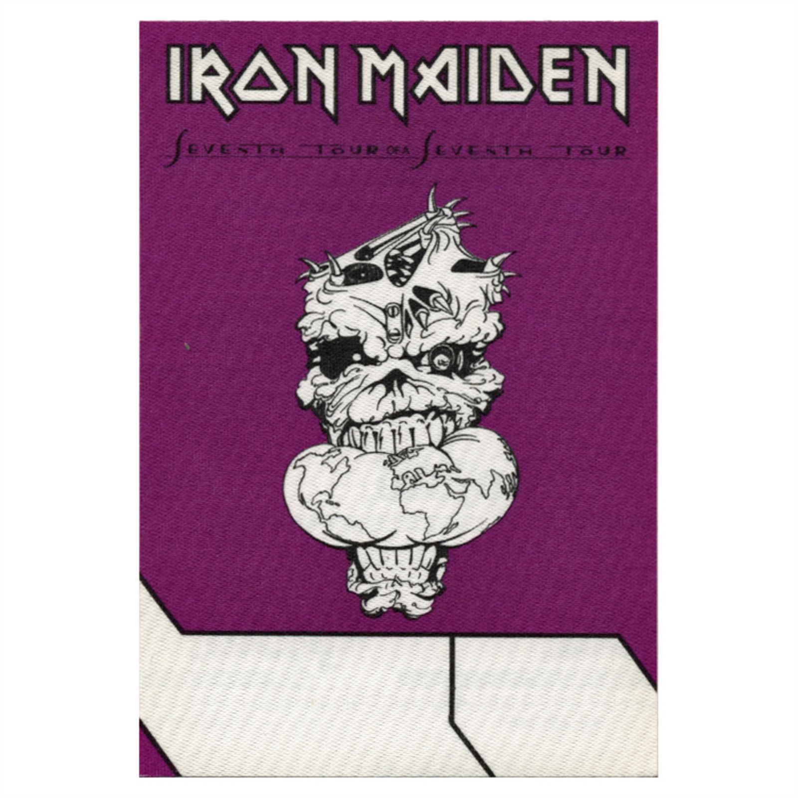 Iron Maiden 1988 Seventh Son Concert Tour All Access Backstage Pass