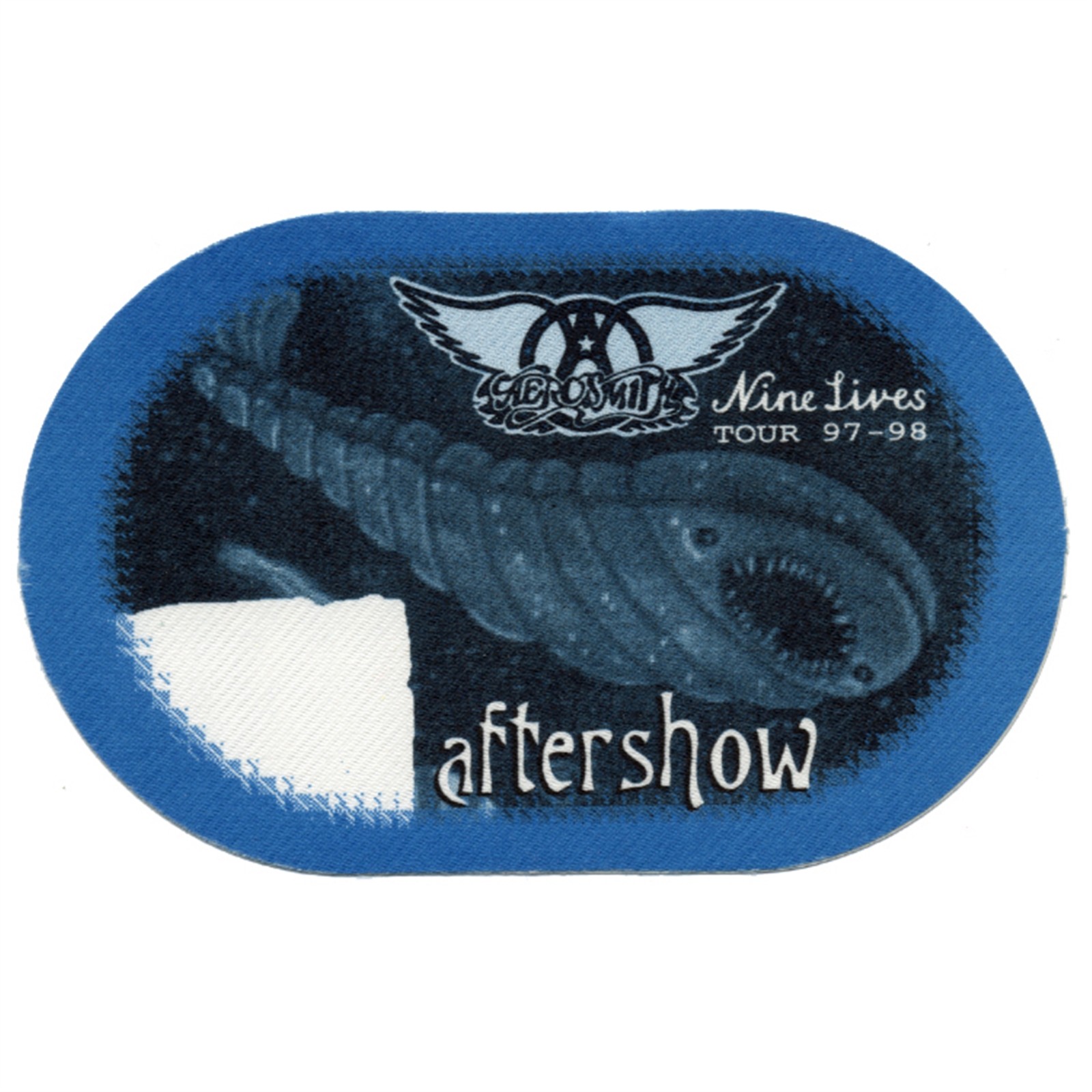 Aerosmith 1997 Nine Lives Concert Tour After Show Backstage Pass