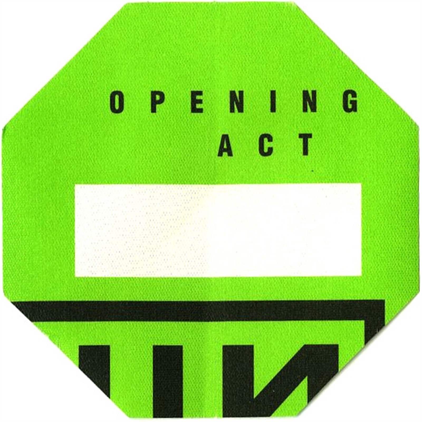 Nine Inch Nails 2000 Fragility Concert Tour Opening Act Backstage Pass