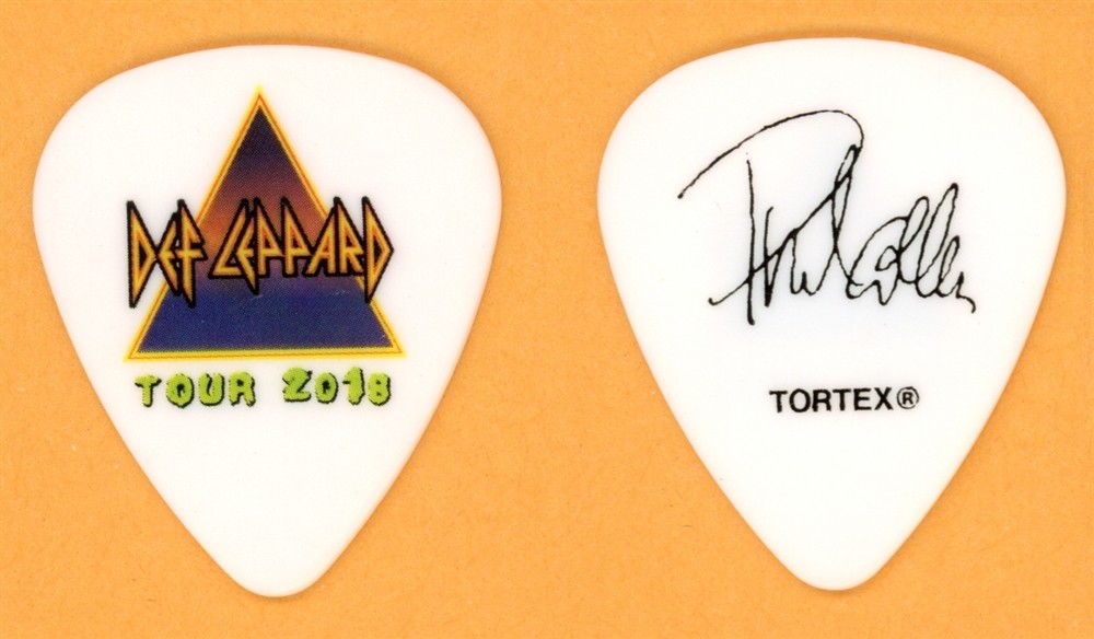 Def Leppard Phil Collen Vintage Guitar Pick - 2018 Hysteria Tour