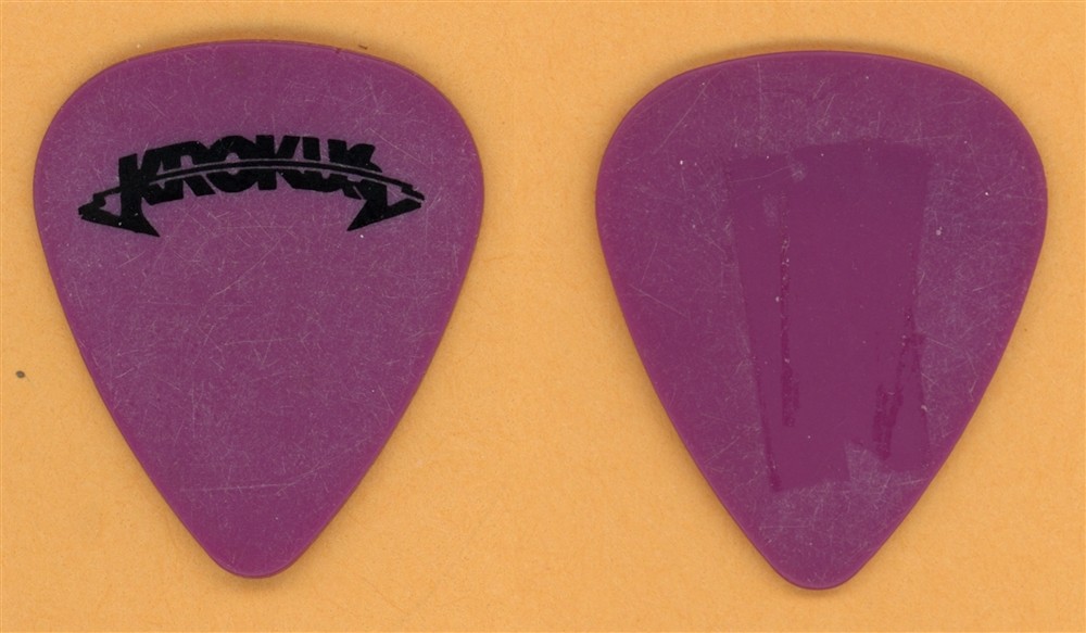 Krokus Vintage Guitar Pick - 1988 Heart Attack Tour
