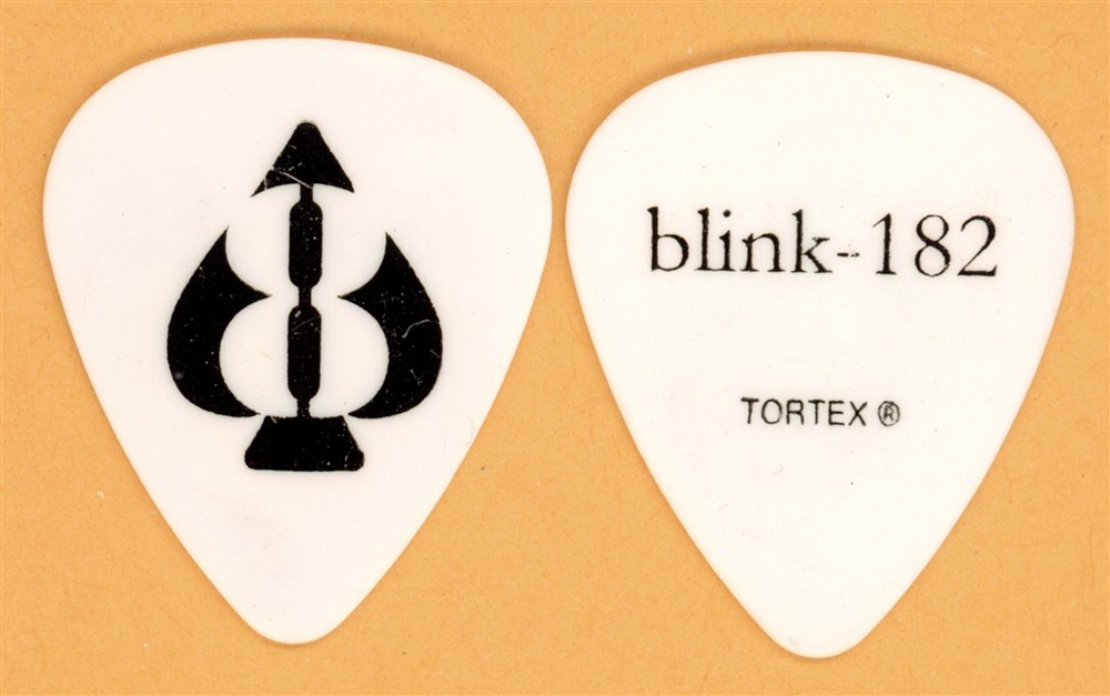 Blink 182 Mark Hoppus Vintage Guitar Pick - 2011 Neighborhoods Tour