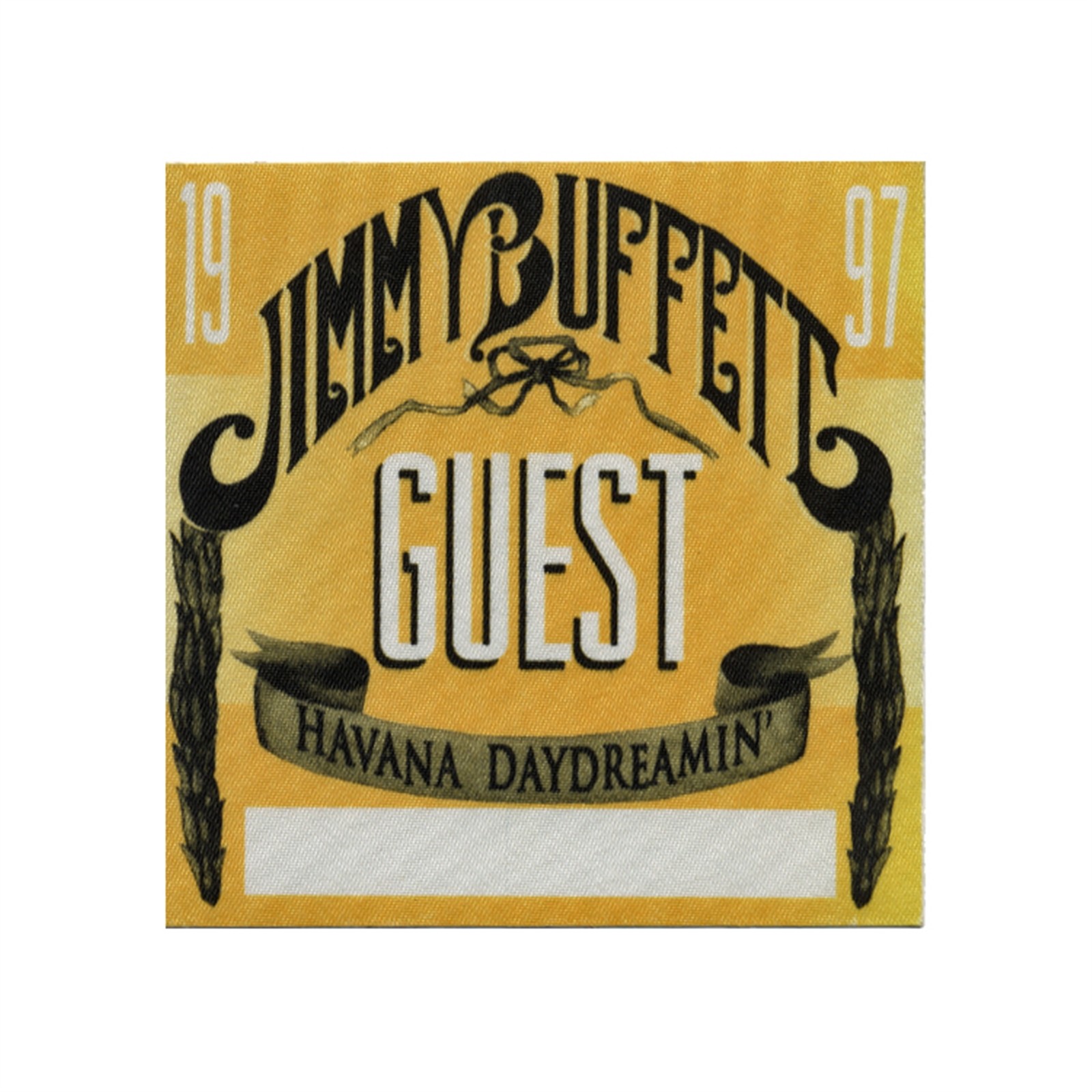 Jimmy Buffett 1997 Havana Daydreamin Concert Tour Guest Backstage Pass