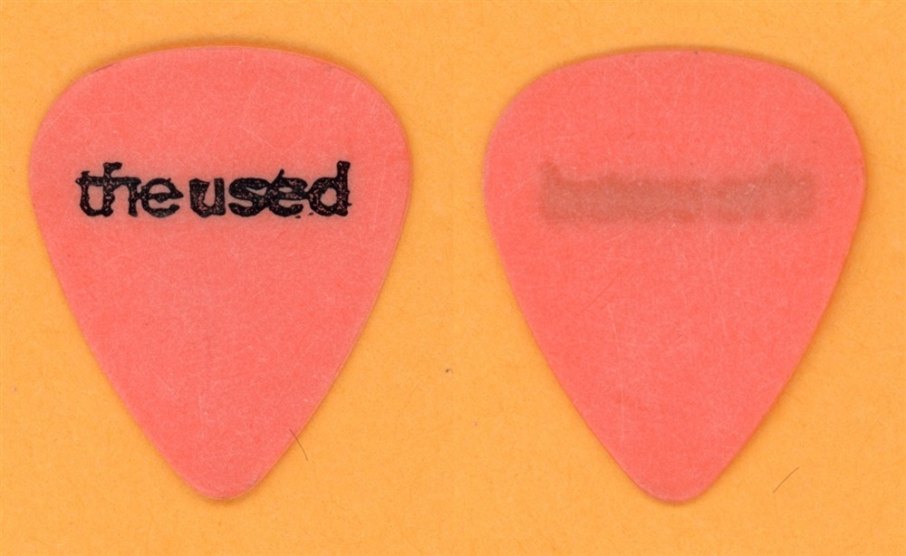 The Used Quinn Allman Vintage Guitar Pick - 2004 Love and Death Tour - Misprint