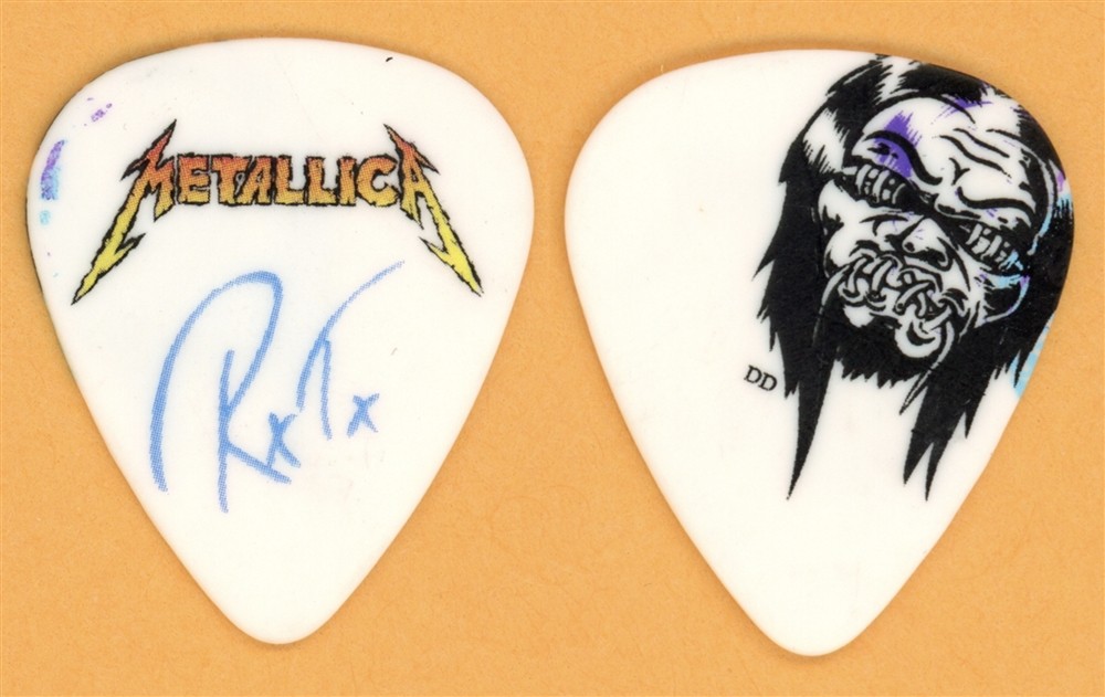 Metallica Robert Trujillo Guitar Pick - 2010 Death Magnetica Tour - Misprint