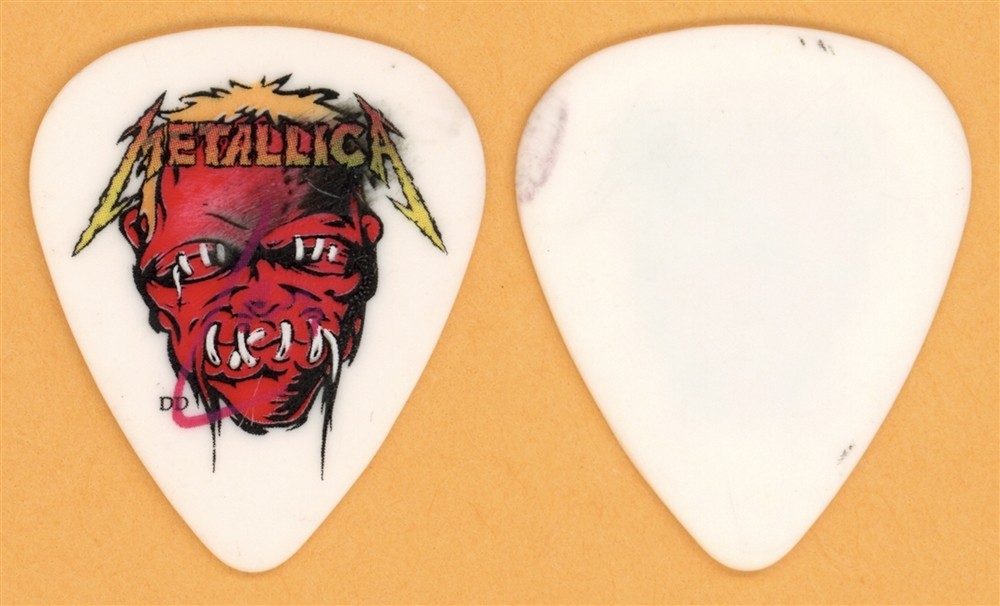 Metallica Lars Ulrich Guitar Pick - 2008 Death Magnetica Tour - Misprint