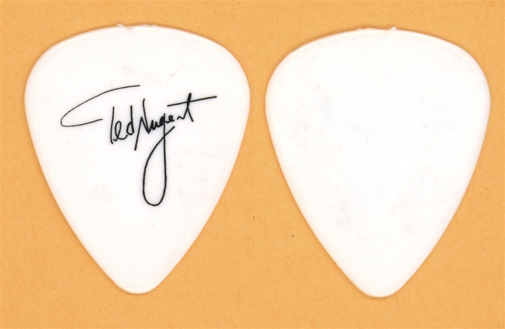 Ted Nugent Vintage Guitar Pick - 2006 Blood Brothers Tour - Misprint