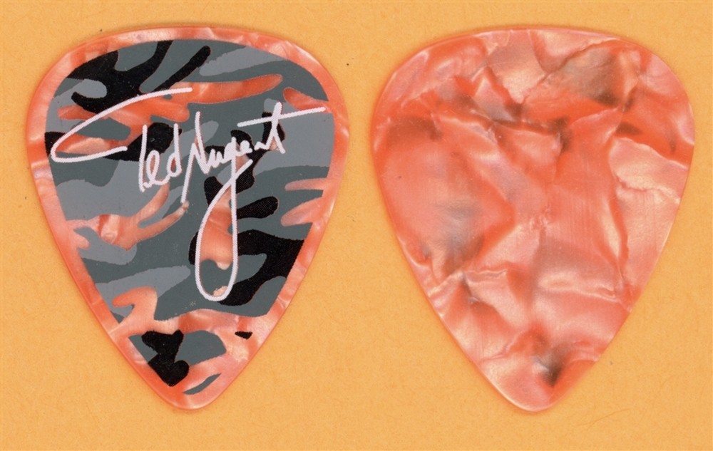 Ted Nugent Vintage Guitar Pick - 2008 Craveman Tour - Misprint