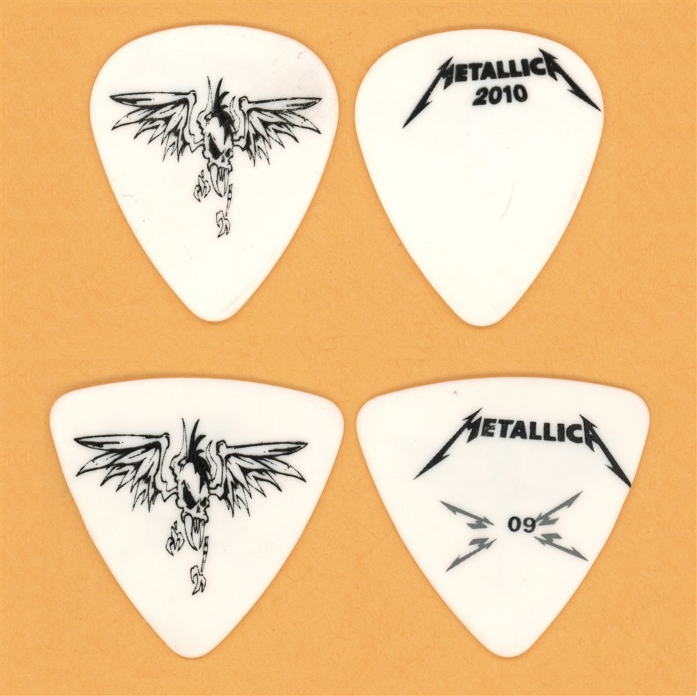 Metallica Kirk & Robert Guitar Pick Set - 2009/10 US Tour - Misprint