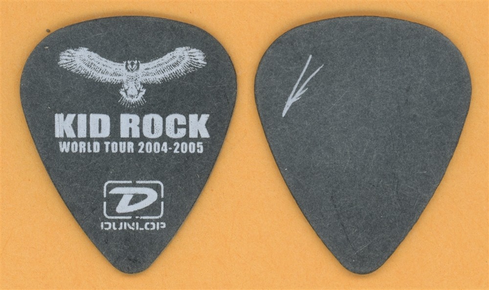 Kid Rock Jason Krause Vintage Guitar Pick - 2004 US Tour - Misprint