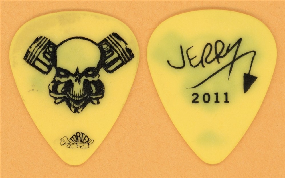 Papa Roach Jerry Horton Vintage Guitar Pick - 2011 US Tour - Misprint