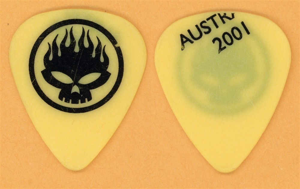 The Offspring Dexter Holland Guitar Pick - 2001 Australia Tour - Misprint