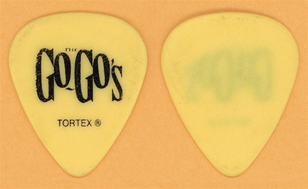 The Go-Go's Charlotte Caffey Vintage Guitar Pick - 2006 US Tour - Misprint
