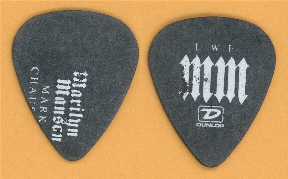 Marilyn Manson Mark Chaussee Vintage Guitar Pick - 2004 US Tour - Misprint