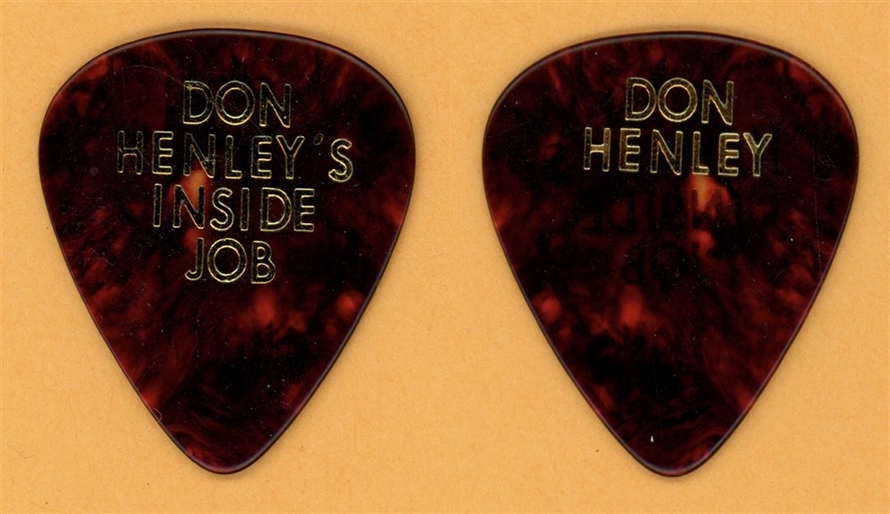 The Eagles Don Henley Vintage Guitar Pick - 2000 Inside Job Tour