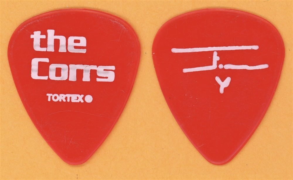 The Corrs Jim Corr 2002 Tour Dunlop Color Series RED Guitar Pick
