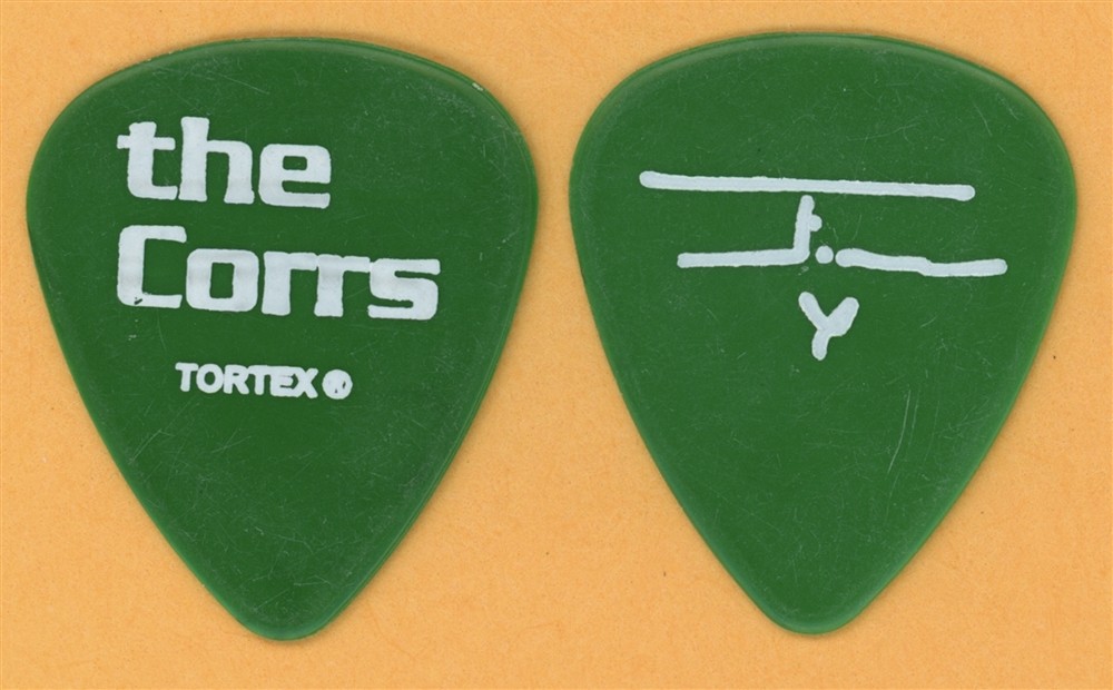 The Corrs Jim Corr 2002 Tour Dunlop Color Series Green Guitar Pick
