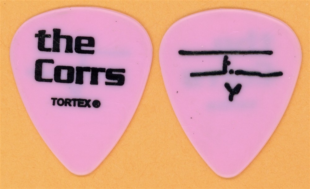 The Corrs Jim Corr 2002 Tour Dunlop Color Series Light Pink Guitar Pick